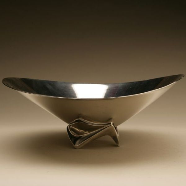 Georg Jensen Sterling Silver Centerpiece Bowl No. 980A By Henning Koppel