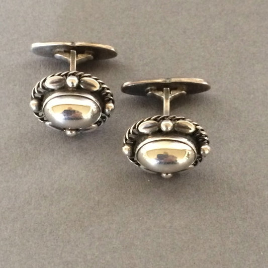 Georg Jensen Cufflinks No. 17 With Original Box