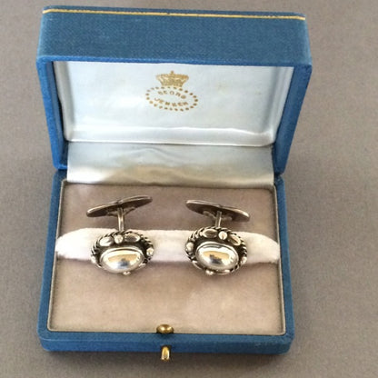 Georg Jensen Cufflinks No. 17 With Original Box