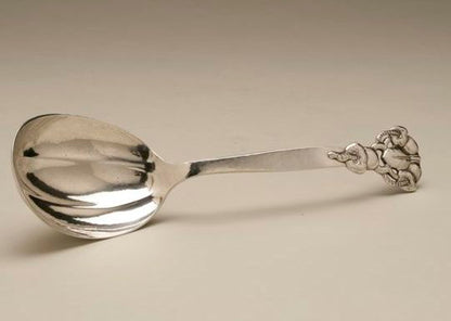 Danish Ornamental Serving Spoon Extra Large