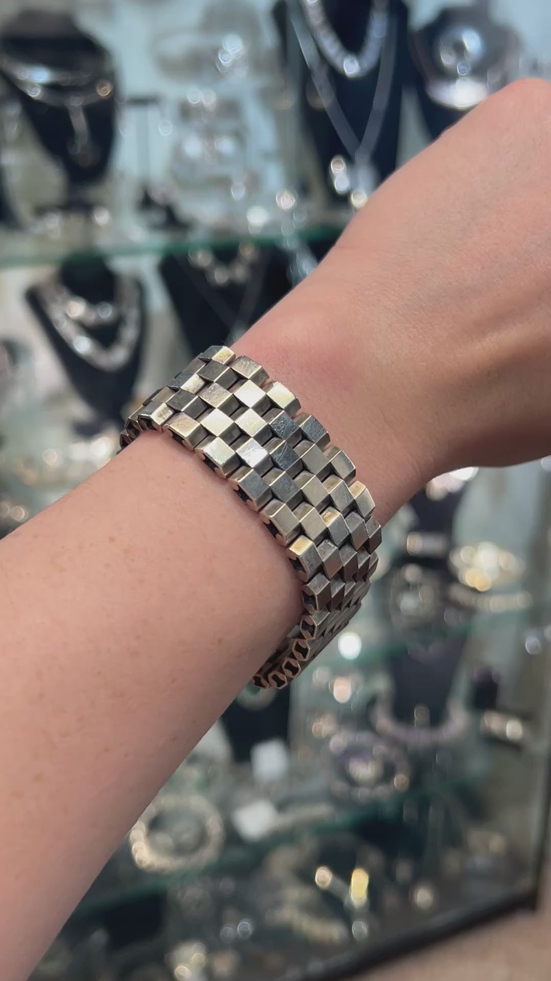 Georg Jensen Sterling Silver Bracelet by Ernst Forsmann No. 191