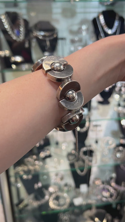 Estate Sterling Silver Bracelet by Antonio Pineda