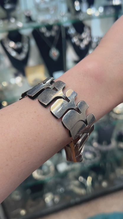Georg Jensen Sterling Silver Modernist Bracelet No. 149B by Ibe Dahlquist