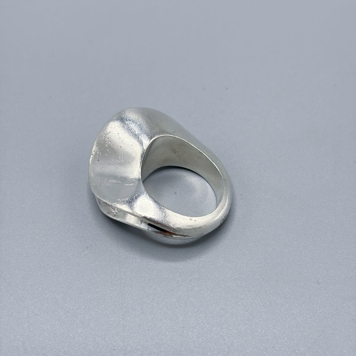 Estate Sterling Silver Stacked Wave Ring by Puig Doria