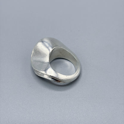 Estate Sterling Silver Stacked Wave Ring by Puig Doria