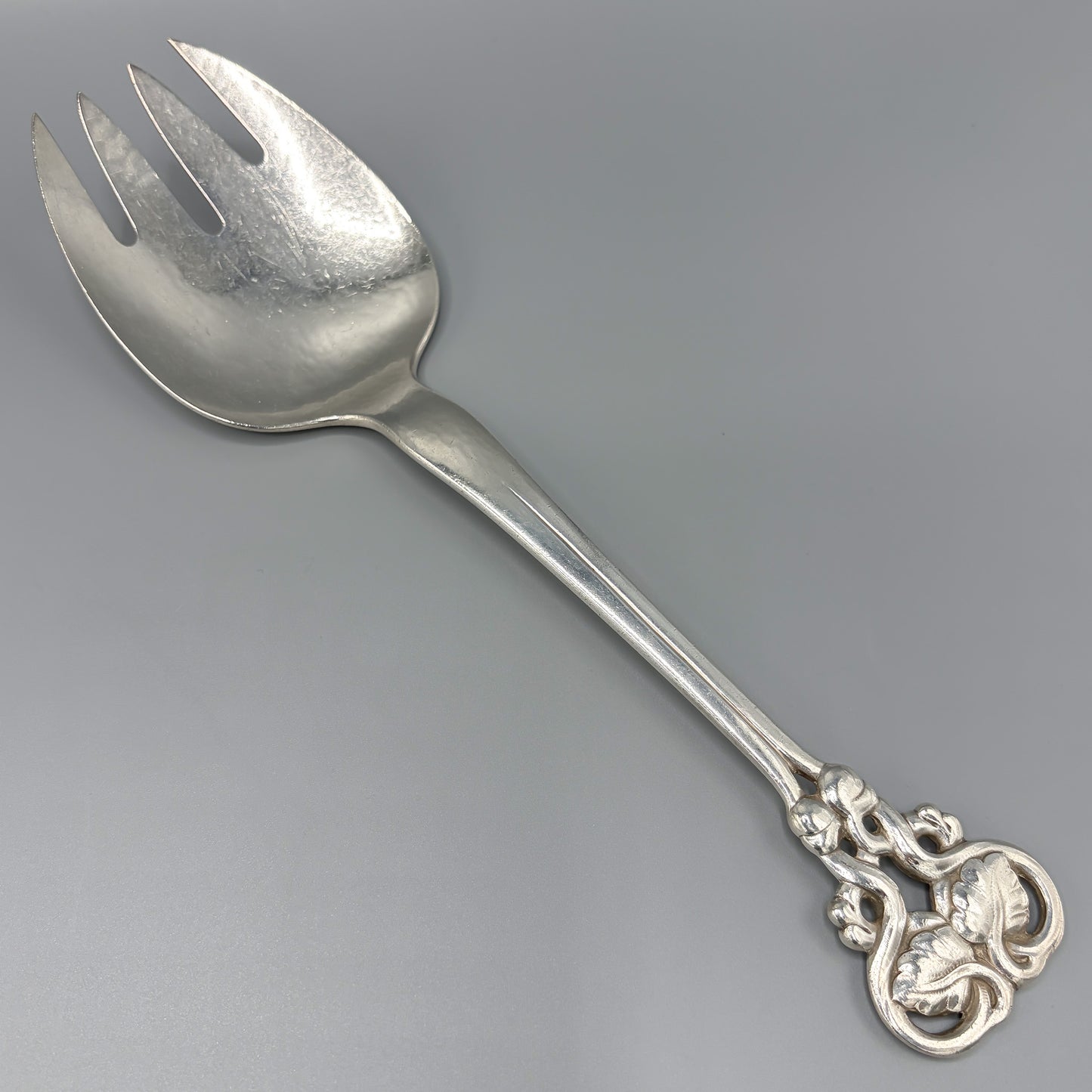 Estate Georg Jensen Sterling Silver Ornamental Serving Set No.58