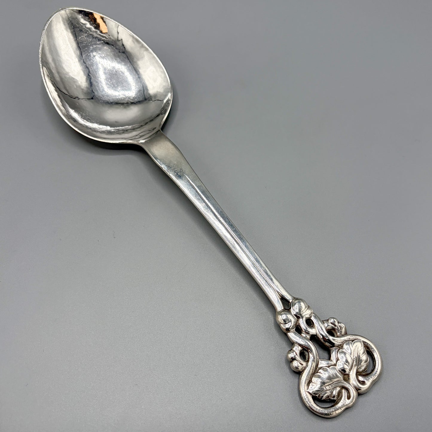 Estate Georg Jensen Sterling Silver Ornamental Serving Set No.58