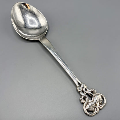 Estate Georg Jensen Sterling Silver Ornamental Serving Set No.58