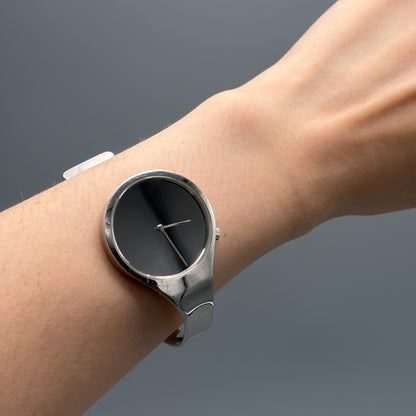 Estate Georg Jensen Open Bangle Watch by Vivianna Torun No 236
