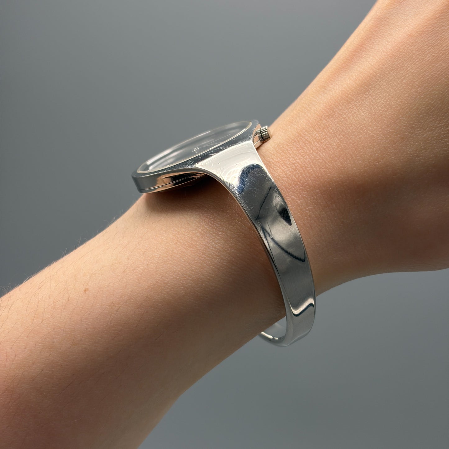 Estate Georg Jensen Open Bangle Watch by Vivianna Torun No 236