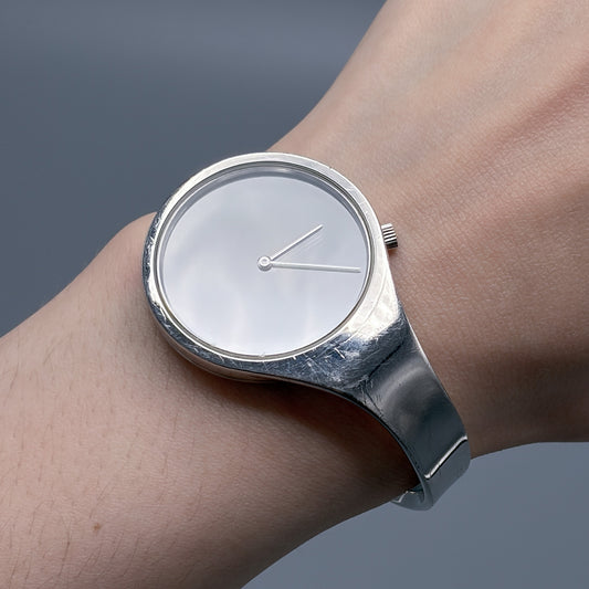 Estate Georg Jensen Open Bangle Watch by Vivianna Torun No 236