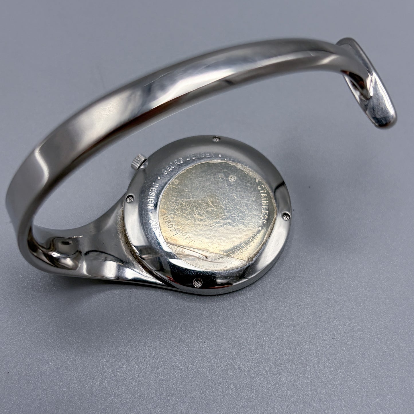 Estate Georg Jensen Open Bangle Watch by Vivianna Torun No 236